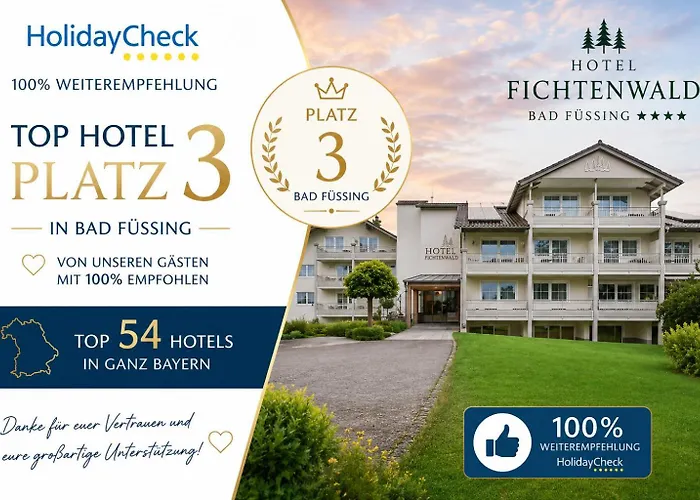 Fichtenwald-Ihr Boutique I Glueck'S Hotel - Ihr Kraftort - Wasserwelten Bad Fuessing (Adults Only)